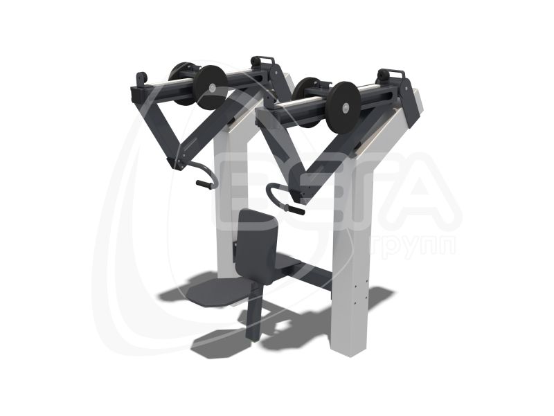 Тренажер "Жим сидя" с переменной нагрузкой ТР061